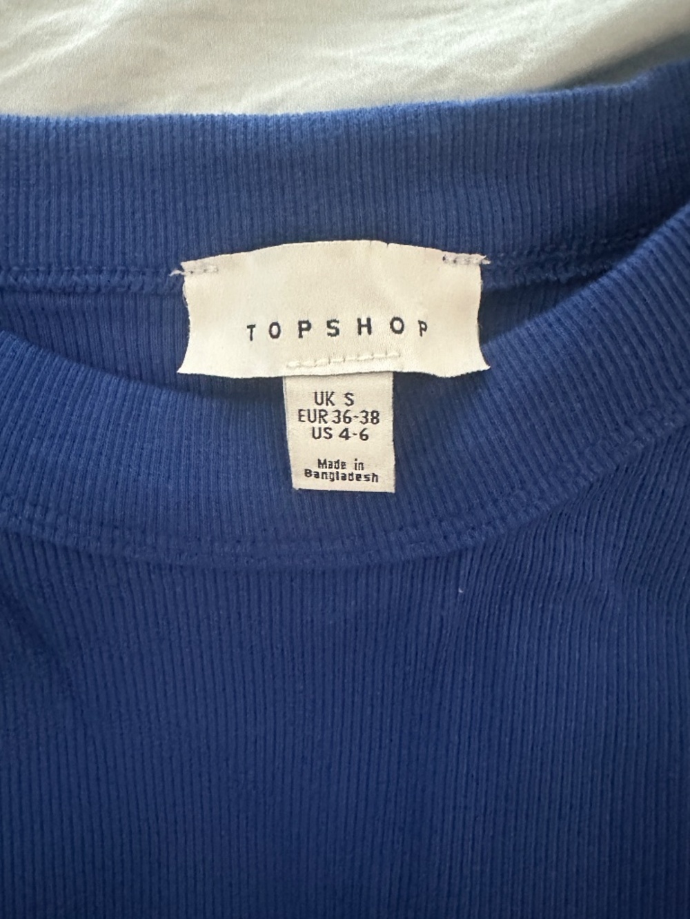 Topshop Racer Rib Tank - Picture 4 of 4